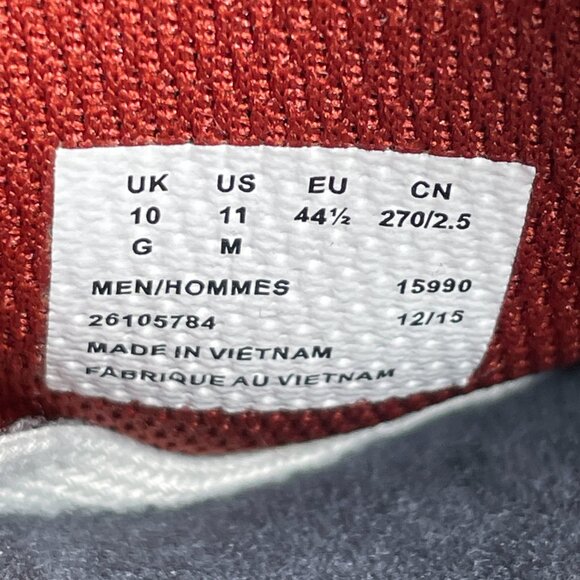 Clarks Kornel Row Mens Size 11 Shoes Blue Canvas Suede Lace Up Casual Sneaker - Picture 13 of 13